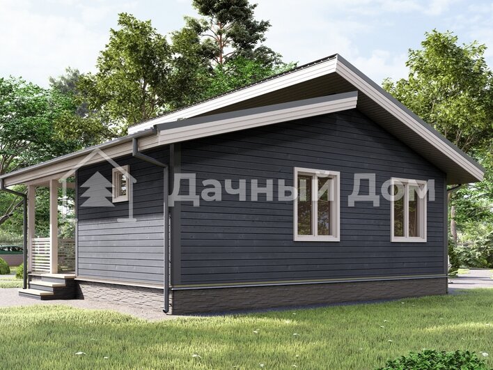Каркасный дом ДК041