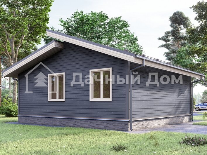 Каркасный дом ДК041