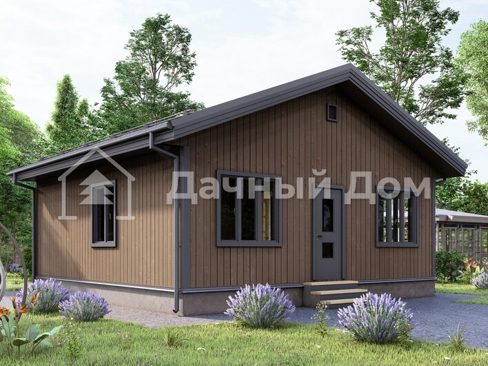 Каркасный дом ДК042