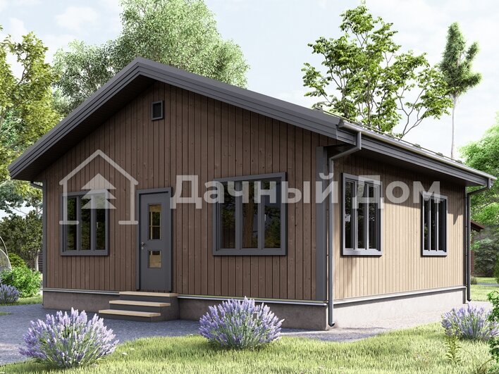 Каркасный дом ДК042