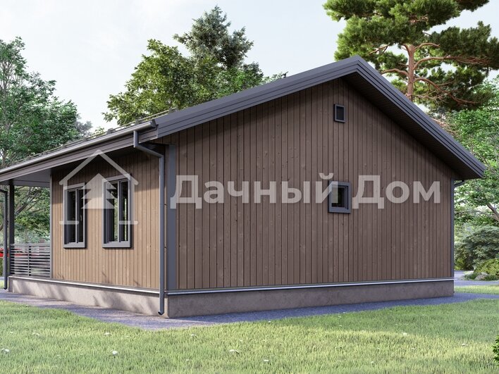 Каркасный дом ДК044