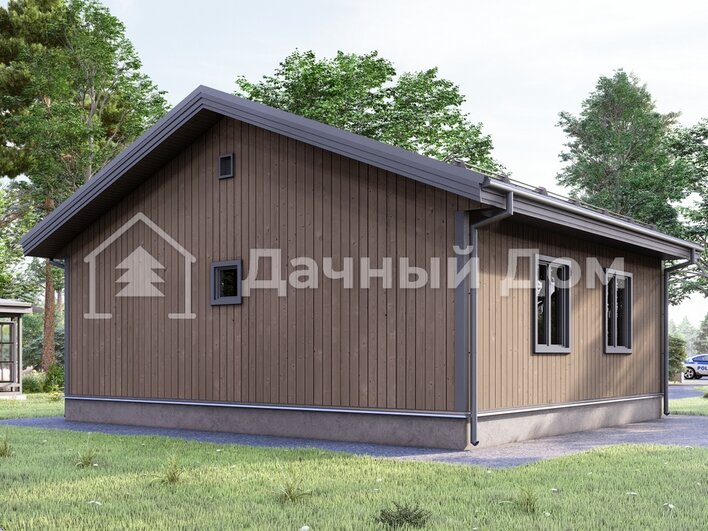 Каркасный дом ДК044