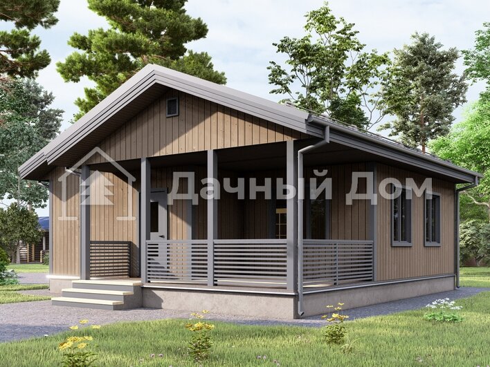 Каркасный дом ДК044