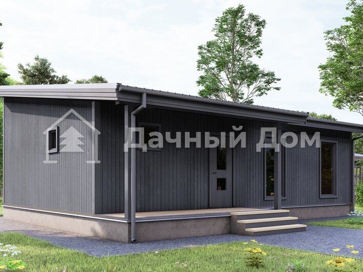 Каркасный дом ДК046