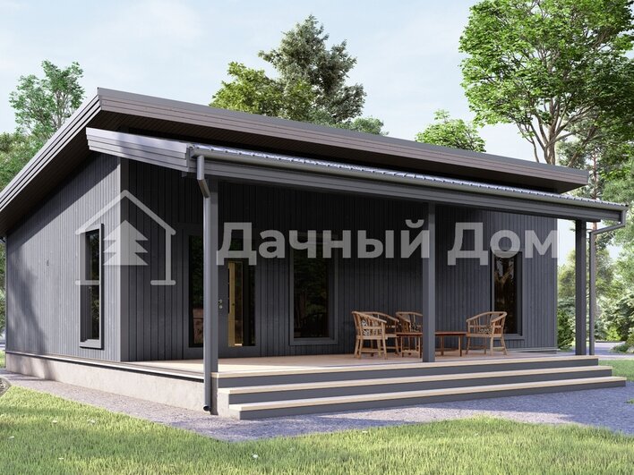 Каркасный дом ДК046