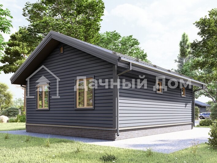 Каркасный дом 9х7 ДК047
