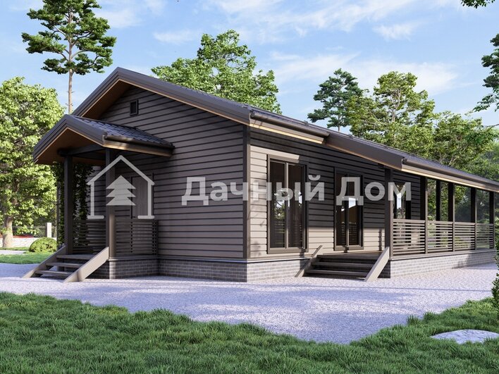 Каркасный дом ДК050