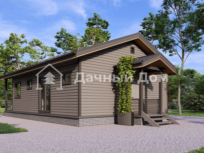 Каркасный дом ДК050