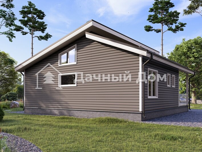 Каркасный дом ДК053