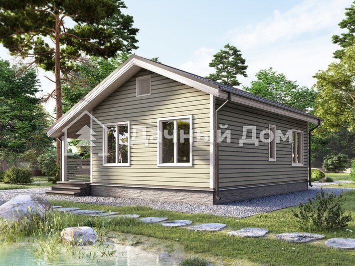 Каркасный дом ДК055