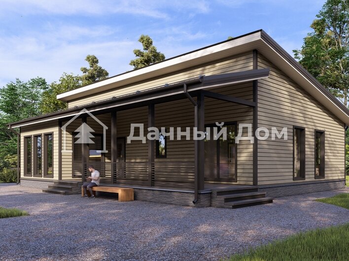 Каркасный дом ДК058