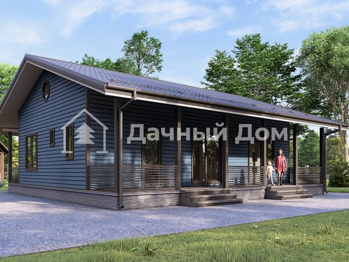Каркасный дом ДК059