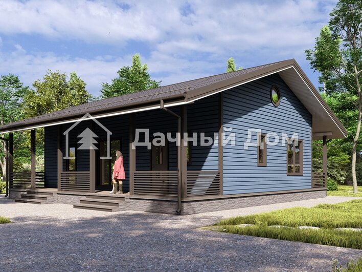 Каркасный дом ДК059