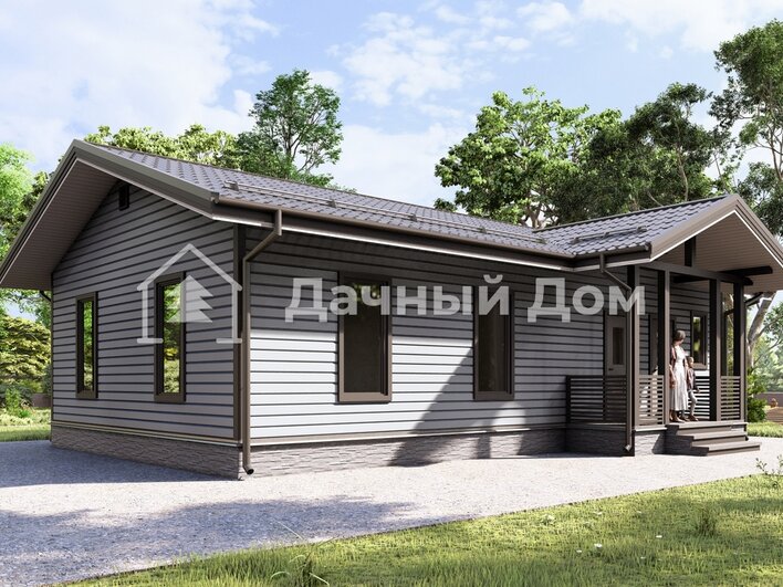 Каркасный дом ДК060