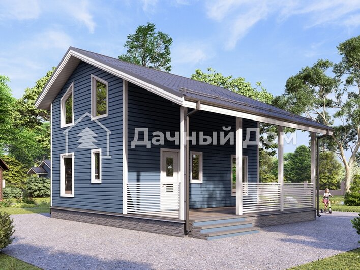 Каркасный дом ДК061