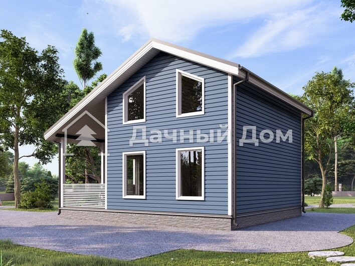 Каркасный дом ДК061