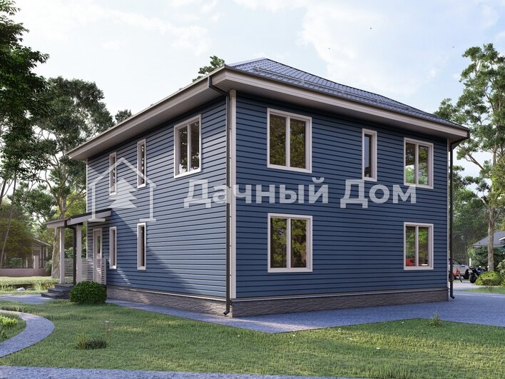 Каркасный дом ДК062