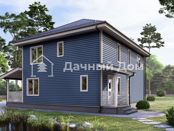 Каркасный дом ДК062