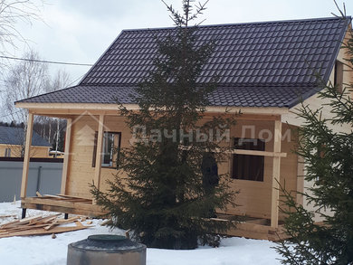 Каркасный дом 8х8 в Повадино