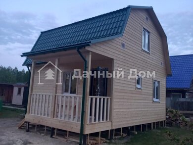 Каркасный дом 6х6 с мансардным этажом в Московской области