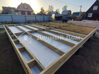 Каркасный дом 6х6 с мансардным этажом в Московской области