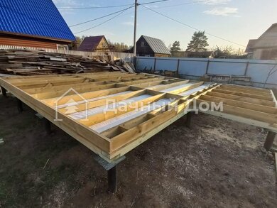 Каркасный дом 6х6 с мансардным этажом в Московской области