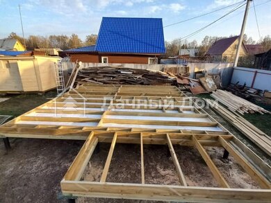 Каркасный дом 6х6 с мансардным этажом в Московской области