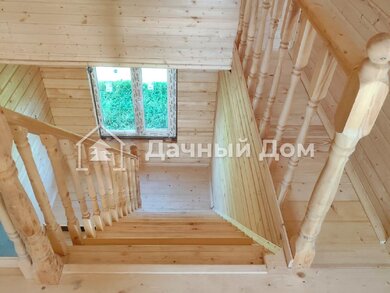 Дом из бруса 9х6 с мансардой под ключ в Карелии