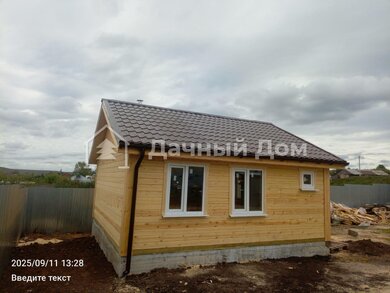 Дом из бруса облицовка из кирпича и баня из бруса в Нижегородской области
