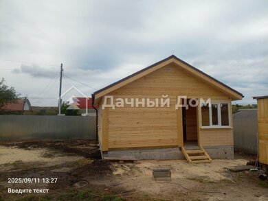 Дом из бруса облицовка из кирпича и баня из бруса в Нижегородской области