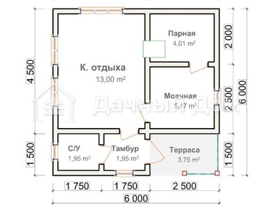 Дом из бруса облицовка из кирпича и баня из бруса в Нижегородской области