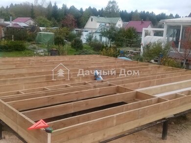 Каркасный дом 8х8 для зимнего проживания в Ленинградской области