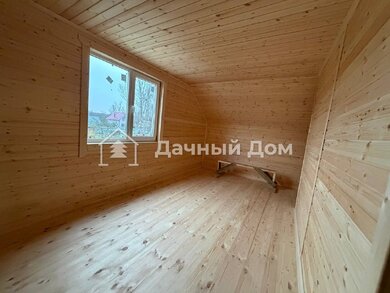 Каркасный полутораэтажный дом 8х8 для сезонного проживания