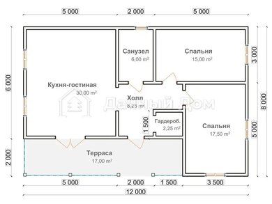 Каркасный дом 12х8 для зимнего проживания в Мурманской области